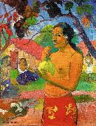 Paul Gauguin Woman Holding a Fruit USA oil painting reproduction